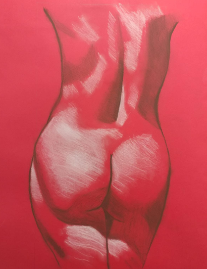 Dibujo artístico de cuerpo humano